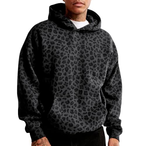 Amazon.com: VOLYMOON Y2K Leopard Print Hoodies Oversized